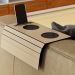 Esteira Para Sofá Braço Porta Copo Suporte Celular Bandeja I02 Flexível Fendi - Lyam Decor