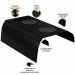 Esteira Para Sofá Braço Porta Copo Suporte Celular Bandeja I02 Flexível Preto - Lyam Decor