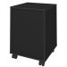 Gaveteiro Para Escritório Office com Rodízios 03 Gavetas Face A02 Preto - Lyam Decor