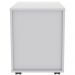 Gaveteiro Para Escritório Office com Rodízios 03 Gavetas New A02 Branco - Lyam Decor