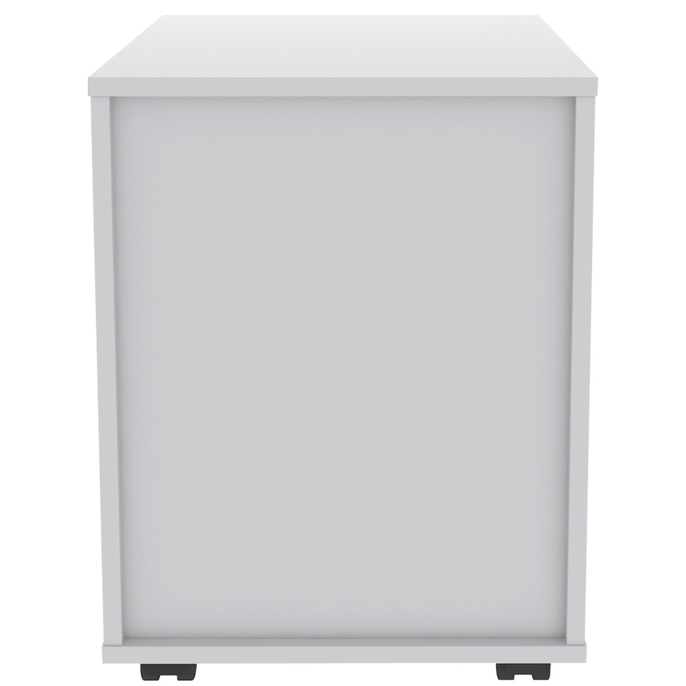 Gaveteiro Para Escritório Office com Rodízios 03 Gavetas New A02 Branco - Lyam Decor
