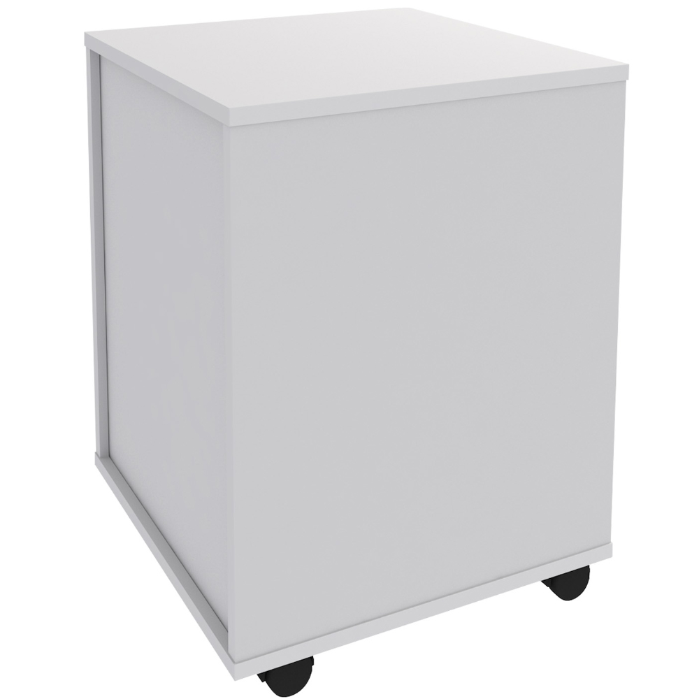Gaveteiro Para Escritório Office com Rodízios 03 Gavetas New A02 Branco - Lyam Decor