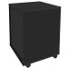Gaveteiro Para Escritório Office com Rodízios 03 Gavetas New A02 Preto - Lyam Decor
