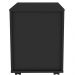 Gaveteiro Para Escritório Office com Rodízios 03 Gavetas New A02 Preto - Lyam Decor