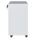 Gaveteiro Para Escritório Office com Rodízios 04 Gavetas Bit A02 Branco - Lyam Decor