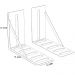 Kit 01 Par Frame Adaptador Para Cabeceira Cama Box L02 Casal Queen King Solteiro - Lyam Decor
