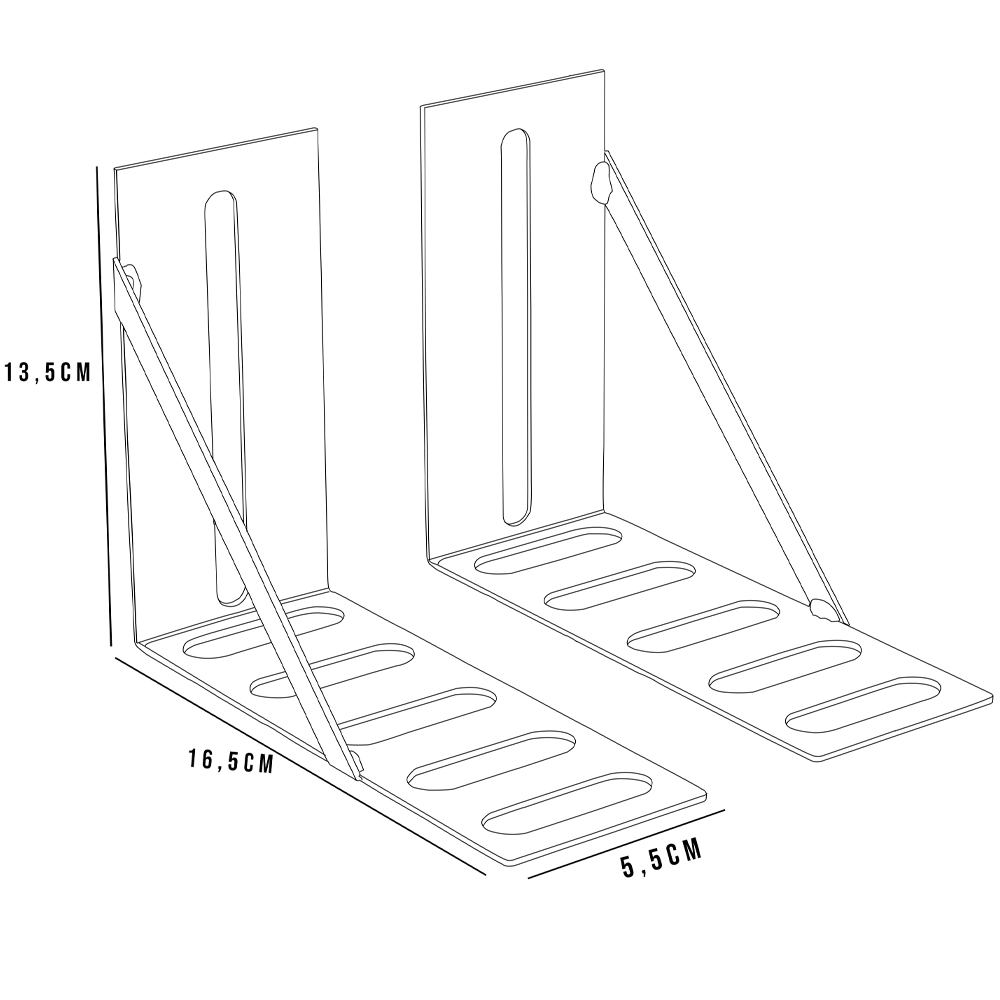 Kit 01 Par Frame Adaptador Para Cabeceira Cama Box L02 Casal Queen King Solteiro - Lyam Decor
