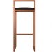 Kit 02 Banquetas Alta Para Cozinha Sala De Jantar Hanna L02 Bronze Corano Preto - Lyam Decor