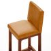 Kit 02 Banquetas Altas Para Cozinha Sala De Jantar Fixa Alya L02 Couríssimo Whisky - Lyam Decor