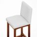 Kit 02 Banquetas Altas Para Cozinha Sala De Jantar Fixa Alya L02 Facto Branco - Lyam Decor