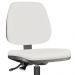 Kit 02 Cadeiras Caixa Alta Giratória Job L02 Couro Sintético Branco - Lyam Decor