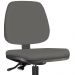 Kit 02 Cadeiras Caixa Alta Giratória Job L02 Crepe Cinza - Lyam Decor