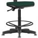 Kit 02 Cadeiras Caixa Alta Giratória Job L02 Crepe Verde Musgo - Lyam Decor