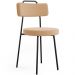 Kit 02 Cadeiras Decorativas Estofada Para Sala De Jantar Barcelona L02 Bouclê Mostarda - Lyam Decor