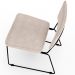 Kit 02 Cadeiras Decorativas Para Sala De Jantar Allana L02 Suede Bege - Lyam Decor