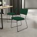 Kit 02 Cadeiras Decorativas Para Sala De Jantar Allana L02 Suede Verde Musgo - Lyam Decor