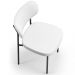 Kit 02 Cadeiras Decorativas Para Sala De Jantar Melina L02 Facto Branco - Lyam Decor