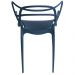 Kit 02 Cadeiras Decorativas Para Sala de Jantar Amsterdam F03 Preto - Lyam Decor