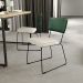 Kit 02 Cadeiras Decorativas Sala Jantar Allana L02 Facto Verde Musgo Linho Champagne - Lyam Decor