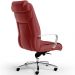 Kit 02 Cadeiras Escritório Presidente Executiva New Onix F02 Tecido Sintético Vermelho - Lyam Decor