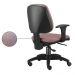 Kit 02 Cadeiras Giratória Job L02 Executiva Ergonômica Escritório Suede Rosê - Lyam Decor
