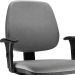 Kit 02 Cadeiras Giratória Job L02 Executiva Ergonomica Crepe Cinza - Lyam Decor