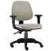 Kit 02 Cadeiras Giratória Job L02 Executiva Ergonomica Suede Bege - Lyam Decor