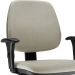 Kit 02 Cadeiras Giratória Job L02 Executiva Ergonomica Suede Bege - Lyam Decor
