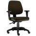 Kit 02 Cadeiras Giratória Job L02 Executiva Ergonomica Suede Marrom - Lyam Decor