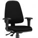 Kit 02 Cadeiras Giratória Sky L02 Diretor Executiva Crepe Preto - Lyam Decor