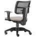 Kit 02 Cadeiras Giratória Zip L02 Executiva Ergonômica Escritório Linho Bege - Lyam Decor