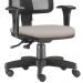 Kit 02 Cadeiras Giratória Zip L02 Executiva Ergonômica Escritório Linho Bege - Lyam Decor