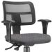 Kit 02 Cadeiras Giratória Zip L02 Executiva Ergonômica Escritório Linho Cinza Escuro - Lyam Decor