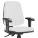 Kit 02 Cadeiras Giratórias Job L02 Diretor Executiva Couro Sintético Branco - Lyam Decor