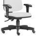 Kit 02 Cadeiras Giratórias Job L02 Diretor Executiva Couro Sintético Branco - Lyam Decor