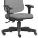 Kit 02 Cadeiras Giratórias Job L02 Diretor Executiva Couro Sintético Cinza - Lyam Decor