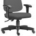 Kit 02 Cadeiras Giratórias Job L02 Diretor Executiva Crepe Cinza - Lyam Decor