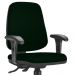 Kit 02 Cadeiras Giratórias Job L02 Diretor Executiva Crepe Verde Musgo - Lyam Decor