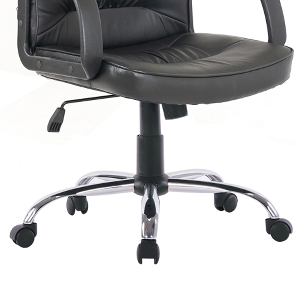Kit 02 Cadeiras Giratórias Para Escritório Office Royal F03 Preto - Lyam Decor