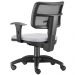 Kit 02 Cadeiras Giratórias Zip L02 Executiva Ergonômica Escritório Couro Sintético Branco - Lyam Decor