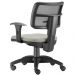 Kit 02 Cadeiras Giratórias Zip L02 Executiva Ergonômica Escritório Suede Bege - Lyam Decor