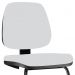 Kit 02 Cadeiras Para Escritório Job L02 Fixa Couro Sintético Branco - Lyam Decor