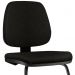 Kit 02 Cadeiras Para Escritório Job L02 Fixa Couro Sintético Preto - Lyam Decor