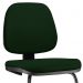 Kit 02 Cadeiras Para Escritório Job L02 Fixa Crepe Verde Musgo - Lyam Decor