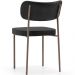 Kit 02 Cadeiras Para Sala De Jantar Melina Base Arena L02 Couríssimo Preto - Lyam Decor