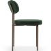 Kit 02 Cadeiras Para Sala De Jantar Melina Base Arena L02 Couríssimo Verde Musgo - Lyam Decor