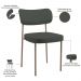 Kit 02 Cadeiras Para Sala De Jantar Melina Base Arena L02 Linho Verde Musgo - Lyam Decor