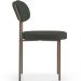 Kit 02 Cadeiras Para Sala De Jantar Melina Base Arena L02 Linho Verde Musgo - Lyam Decor