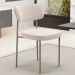 Kit 02 Cadeiras Para Sala De Jantar Melina Base Arena L02 Suede Bege - Lyam Decor