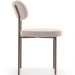 Kit 02 Cadeiras Para Sala De Jantar Melina Base Arena L02 Suede Bege - Lyam Decor